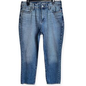 Old Navy High Rise Straight Leg Jeans (Trish Wash) - 10